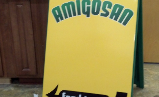 Amigosan A-Frame Dry Erase graphic