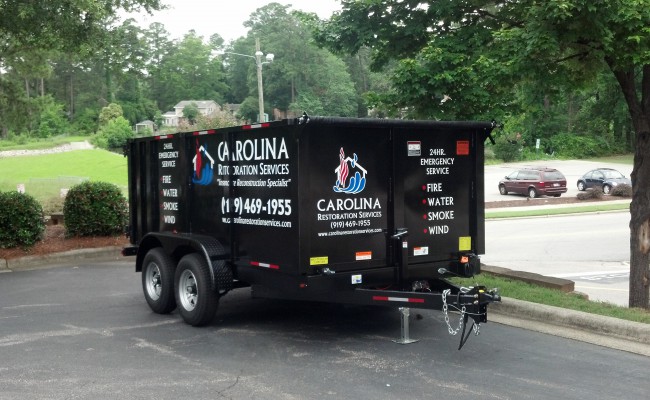 Carolina Restoration Mobile Dumpster