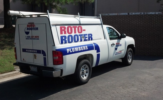 Roto- Rooter Pick-Up with Large Shell