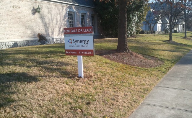 Commercial Yard Sign – Synergy Commercial Advisors
