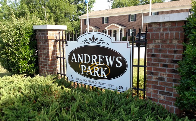 Andrews Park Monument Sign