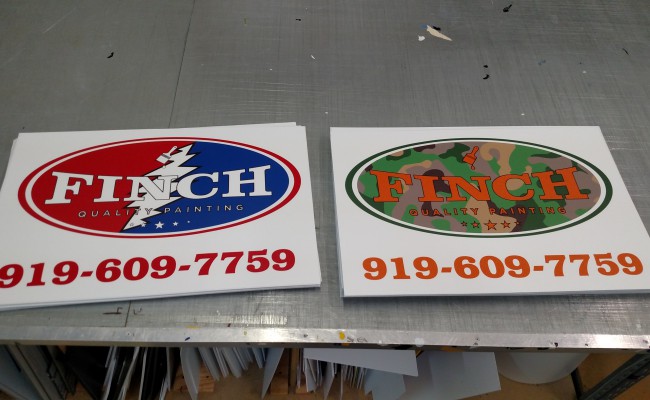 Finch Quality Painting Coro Signs