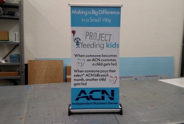 Phoenix Table Top Banner Stand for ACN