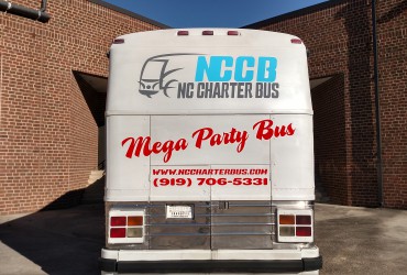 Vehicle graphics for NC Charter Bus