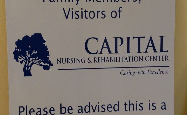 Aluminum signs for Capital Nursing and Rehabilitation